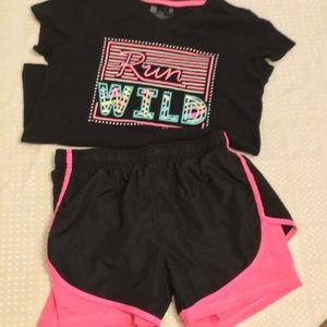 Xersion 2pc Short Outfit